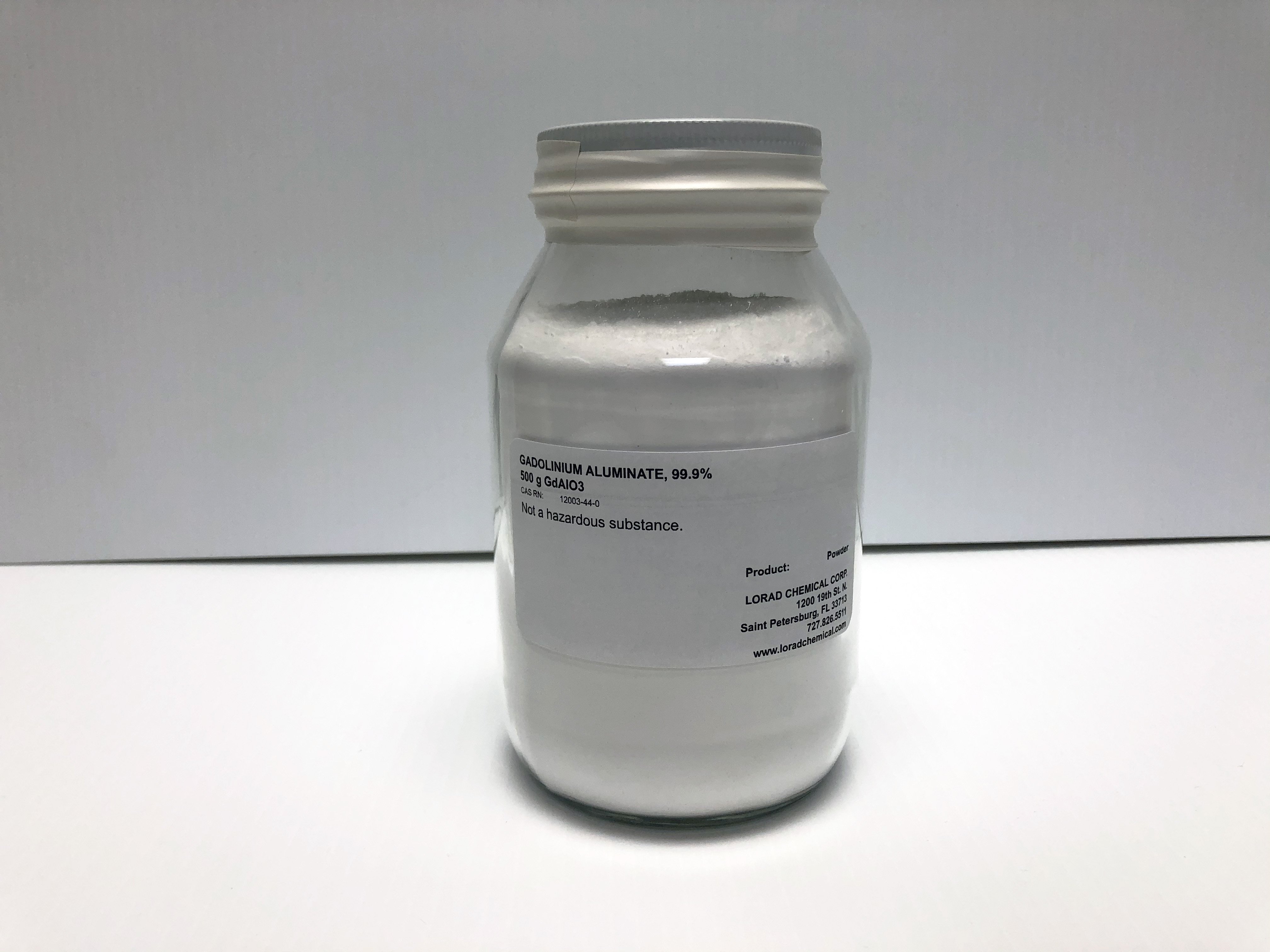 500g of Gadolinium Aluminate Powder 