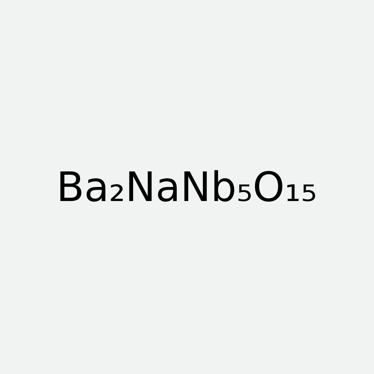 Barium Sodium Niobate