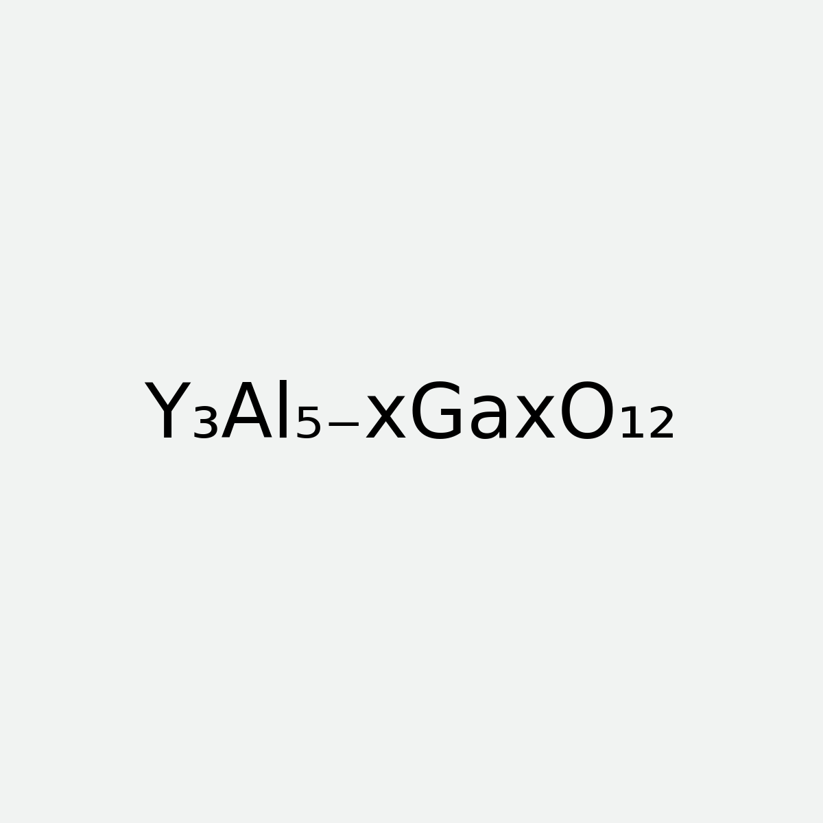 Yttrium Aluminum Gallium Garnet